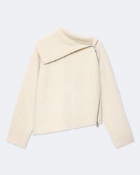AllSaints - Cleo Relaxed-Fit Funnel-Neck Sweater - Lyst