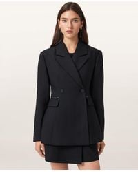 AllSaints - Mimmie Double Breasted Blazer - Lyst