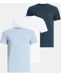 AllSaints - Tonic Crew Ramskull T-shirts 3 Pack - Lyst