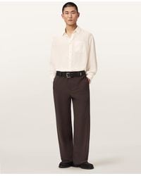 AllSaints - Carlyle Oversized Long Sleeve Shirt - Lyst