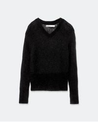 AllSaints - Mabel Alpaca-Blend V-Neck Jumper - Lyst
