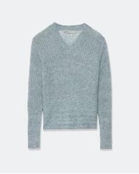 AllSaints - Mabel Alpaca-Blend V-Neck Jumper - Lyst