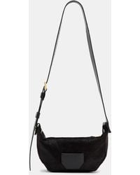 AllSaints - Madea Luxury Leather Crossbody Bag,, Deep Burnt - Lyst