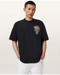 AllSaints - Trance Short Sleeve Graphic T-Shirt - Lyst