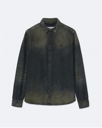 AllSaints - Gleason Denim Shirt - Lyst