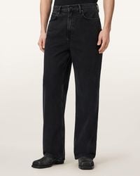 AllSaints - Lenny Loose Fit Wide Leg Denim Jeans - Lyst