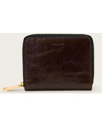 AllSaints - Lena Hex Leather Zip Wallet - Lyst