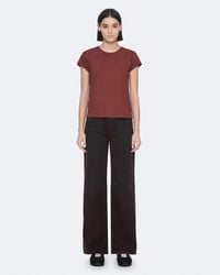 AllSaints - Anna Crew Neck Short Sleeve T-Shirt - Lyst