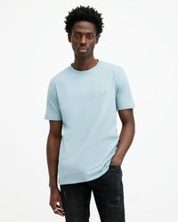 AllSaints - Brace Brushed Cotton Crew Neck T-shirt - Lyst
