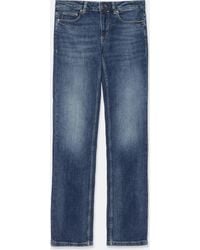 AllSaints - Zoe Low-Rise Slim Bootcut Denim Jeans - Lyst