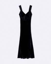 AllSaints - Berletta Velvet Maxi Dress - Lyst