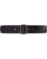 AllSaints - George Collar-Stud Leather Belt - Lyst