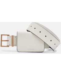 AllSaints - Cow Leather Teri Leather Bag Belt, /M - Lyst