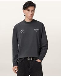 AllSaints - Kindred Boxy Graphic T-Shirt - Lyst