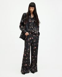 AllSaints - Louisa Tanana Floral Print Trousers - Lyst