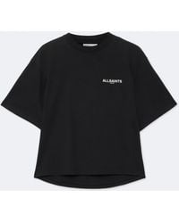 AllSaints - Guardian Amelie Oversized T-Shirt - Lyst