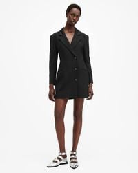 AllSaints - Erykah Slim Fit Mini Blazer Dress - Lyst