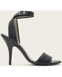 AllSaints - Vera Leather Heels - Lyst