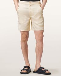AllSaints - Circe Straight Fit Odyssey Shorts - Lyst