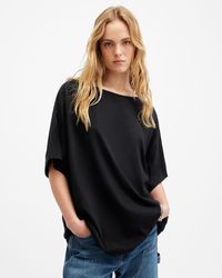 AllSaints - Lydia Dropped Shoulder Oversized T-shirt, - Lyst