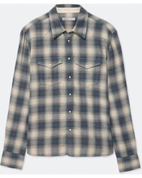 AllSaints - Brook Regular-Fit Western Shirt - Lyst
