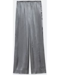 AllSaints - Lycia Crepe Wide-Leg Pants - Lyst