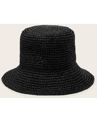 AllSaints - Eli Straw Bucket Hat - Lyst