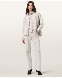 AllSaints - Mia Sparkle Carpenter Jeans - Lyst