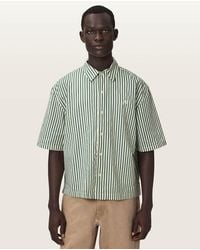 AllSaints - Chopin Boxy Short Sleeve Striped Shirt - Lyst