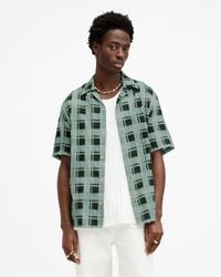 AllSaints - Big Sur Checked Relaxed Fit Shirt, - Lyst