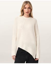 AllSaints - Lock Crew Neck Jumper - Lyst