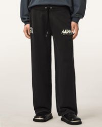 AllSaints - Chromium Straight Fit Sweatpants - Lyst
