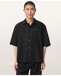 AllSaints - Circe Oversized Short Sleeve Shirt - Lyst