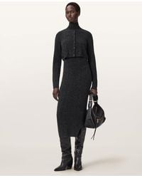 AllSaints - Sabine 2-In-1 Maxi Dress - Lyst