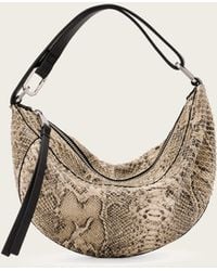 AllSaints - Luna Micro Snake Bag - Lyst
