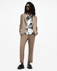 AllSaints - Helm Slim Fit Lightweight Blazer, - Lyst