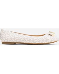 MICHAEL Michael Kors Alice Leather Ballet Flats in Pink Lyst Canada