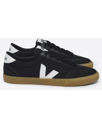 Veja - Volley Cotton-Canvas Suede Trainers - Lyst