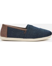 Toms espadrilles mens sale Clearance
