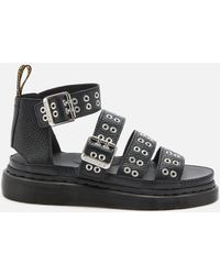 dr martens xabier hardware leather sandals