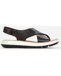 elayne cross black leather