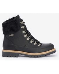 Barbour - Woodside Leather Ankle Boots - Lyst