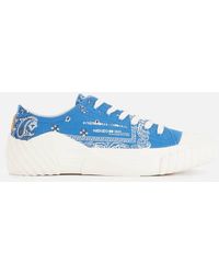 KENZO Tiger Crest Low Top Trainers - Blue