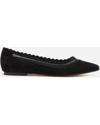 dune black ballet pumps