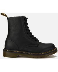 black ankle boots doc martens