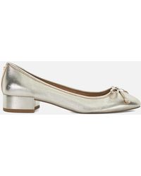 Dune - Hollies Leather Ballet Pumps - Lyst