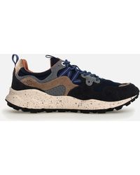 Flower Mountain - Yamano 3 Suede And Mesh Trainers - Lyst