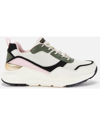 sketchers black womens trainers