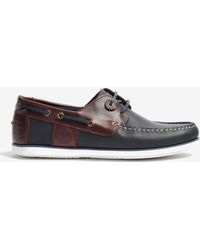 Barbour - Wake Leather Boat Shoes - Lyst