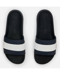 Lacoste Croco Slide 120 Slide Sandals - Blue